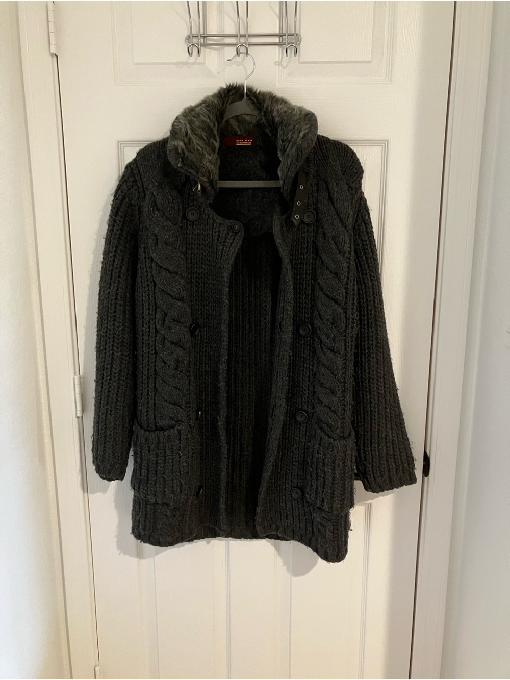 Zara Man Knit Coat Jacket
